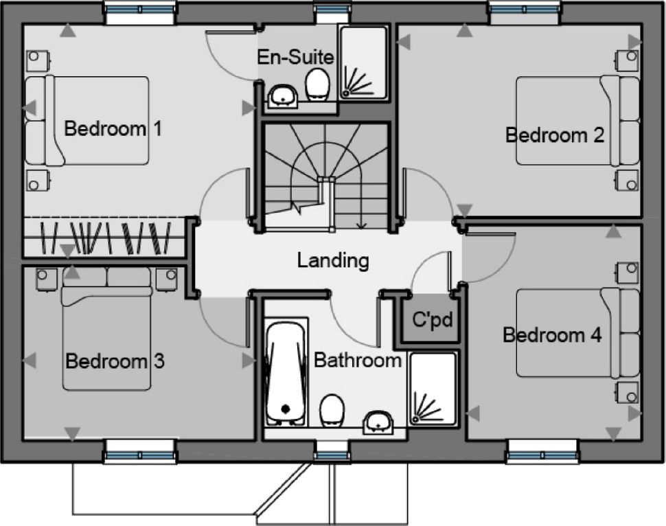 The Chiddingstone, Plot 10, 4 bedroom detached for sale in Boughton Monchelsea Maidstone, Kent