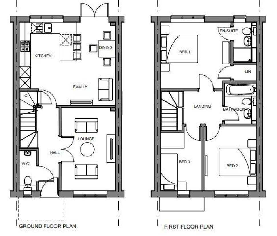 Plot 4, 3 bedroom Terraced for sale in Heathfield, , TN21 8QY, TN21